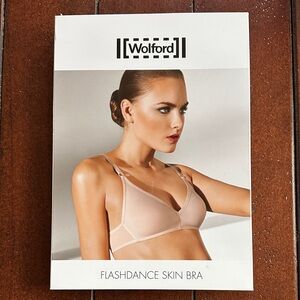 NWT NIP Wolford Flashdance Skin Bra - Black